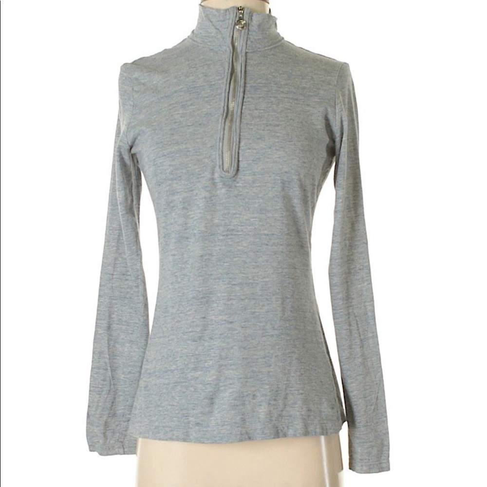 MAX STUDIO LONG SKEEVE GRAY TOP SZ SMALL - Picture 1 of 6